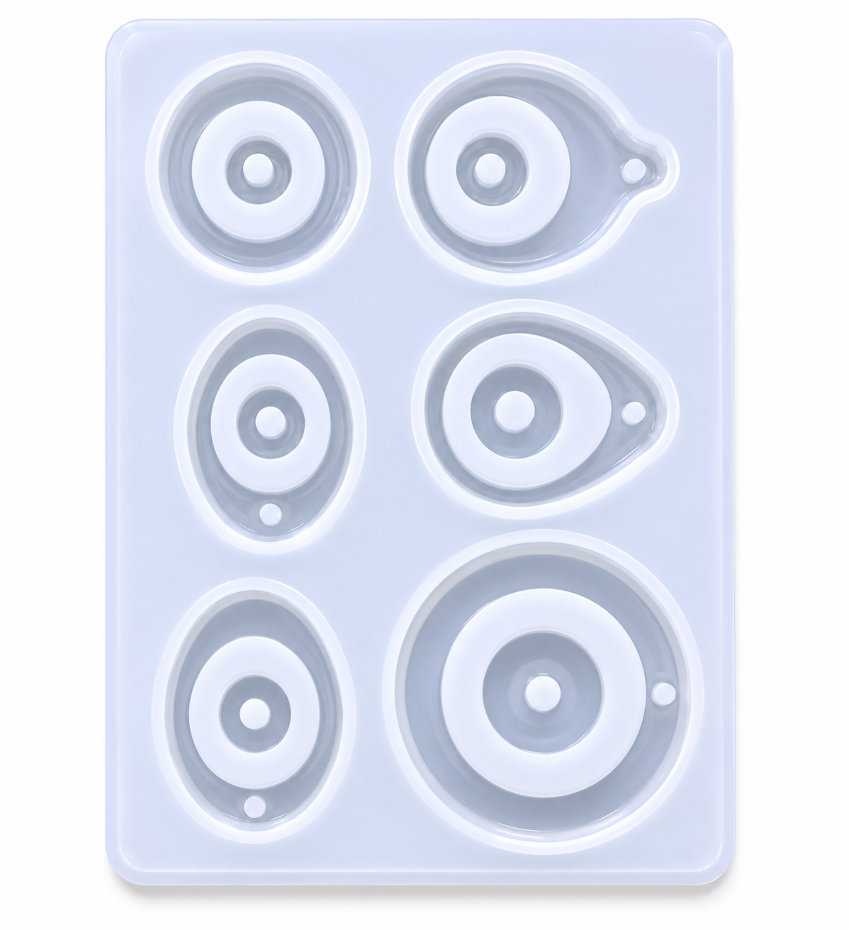 Evil Eye Silicone Resin Mould Set for Keychains & Wall Décor