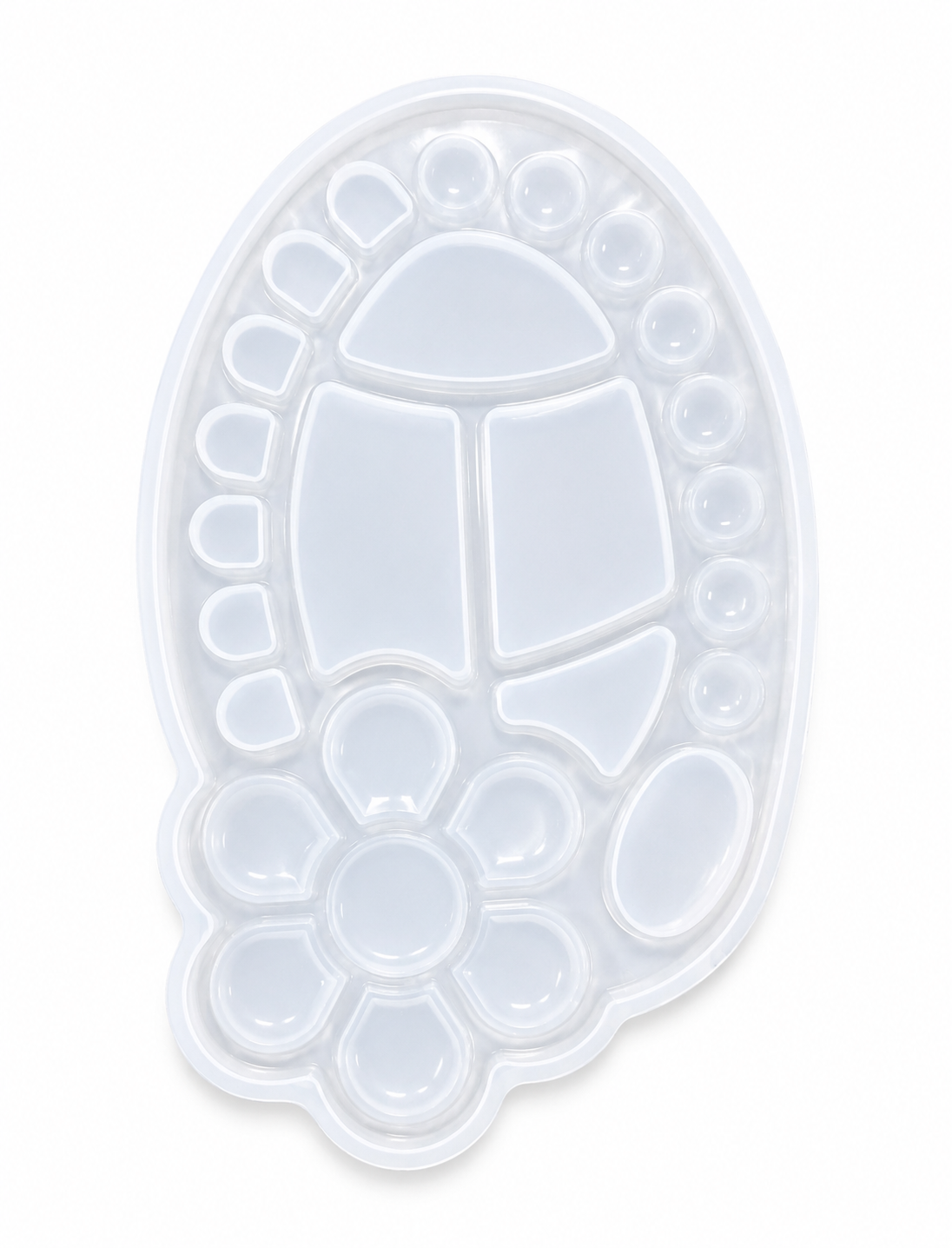 Resin Paint Palette Silicone Mould for DIY Art & Craft