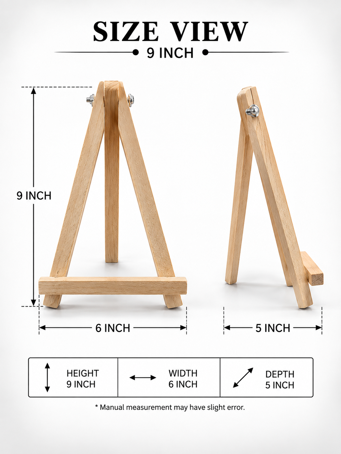 Wood stand 9'Inch