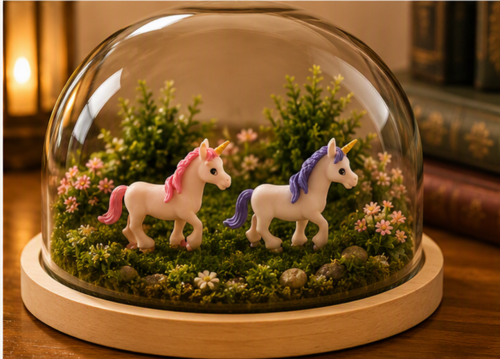 Cute Miniature Multicolour Unicorn