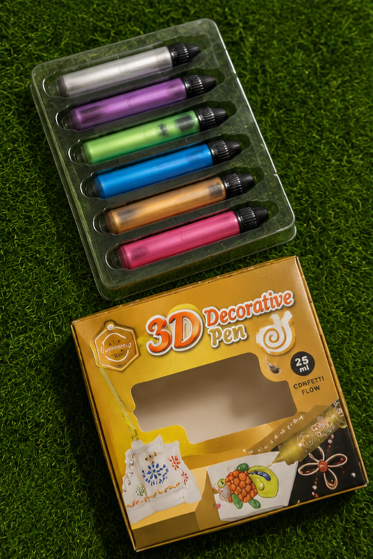 3D Decorative Pen Metallic