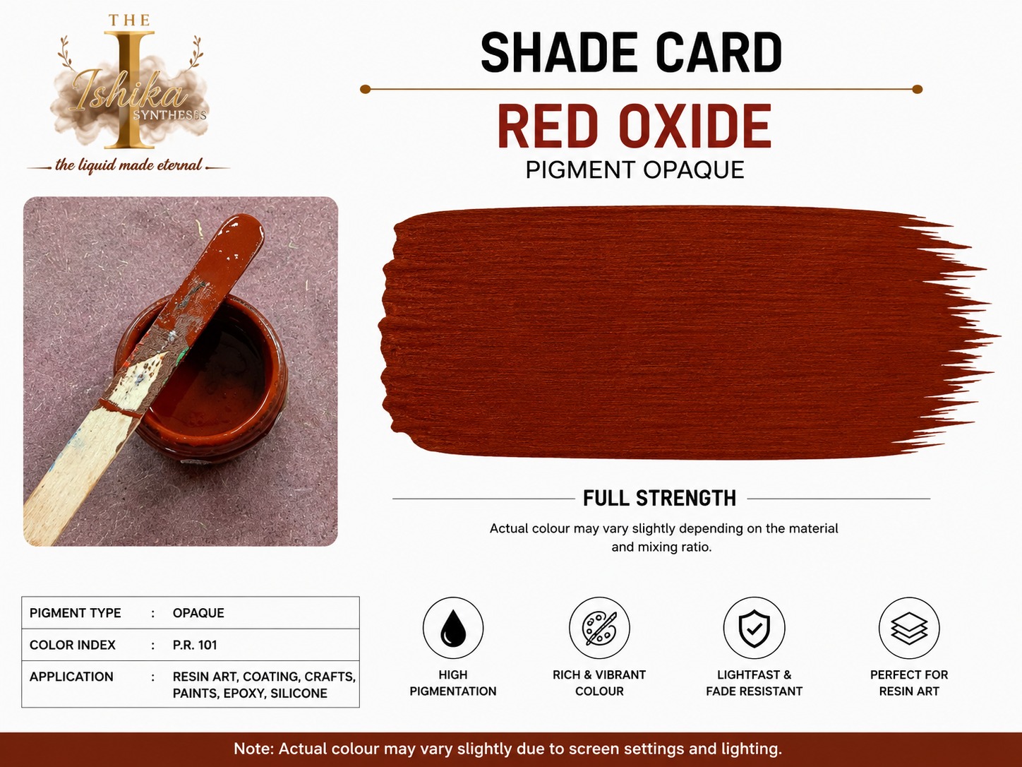 Red oxide Opaque Pigment