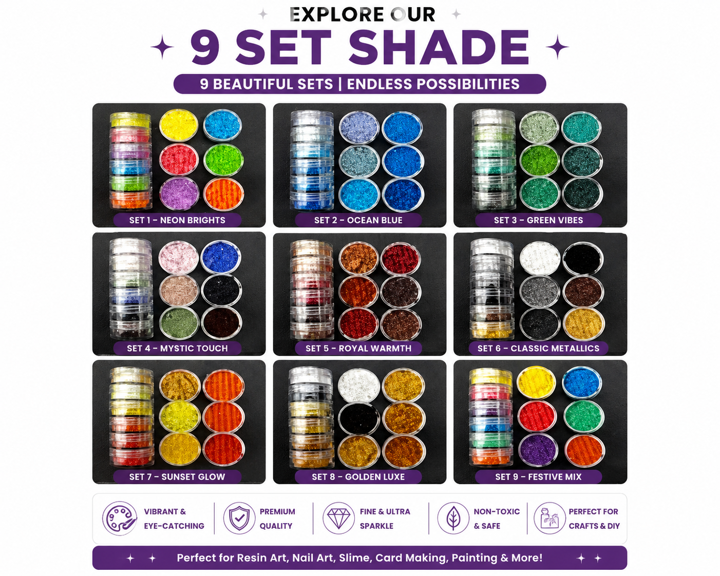 6 in 1 Pigment Powder Set 5