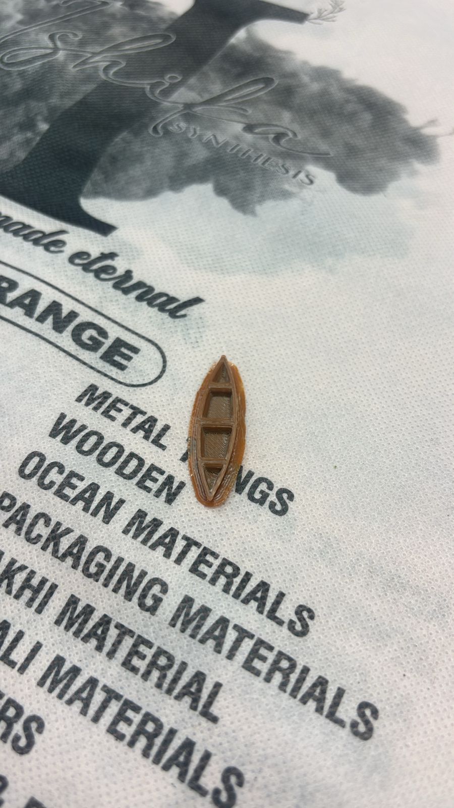 Big Brown Miniature Boat for Resin Art