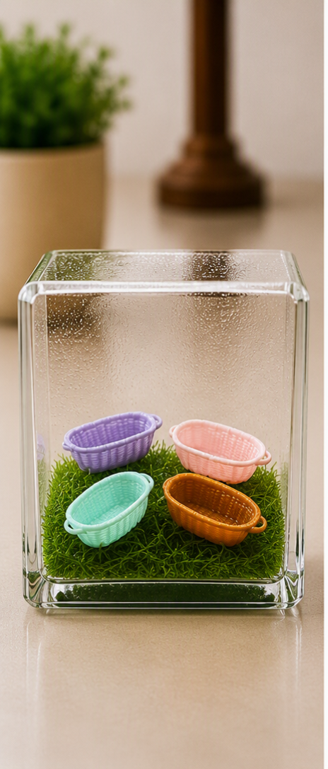 Miniature Big Rectangle Basket