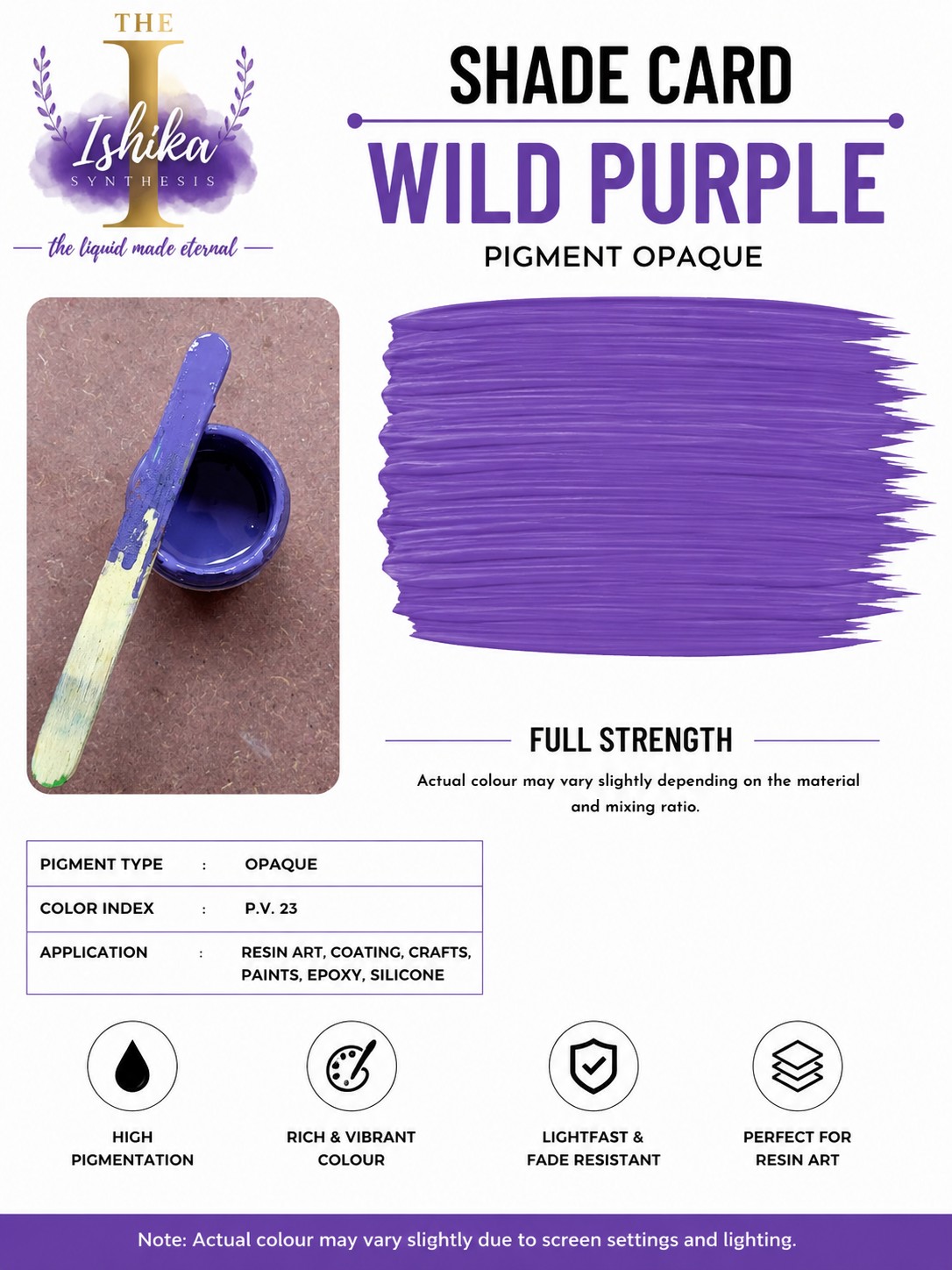 Wild purple Opaque Pigment