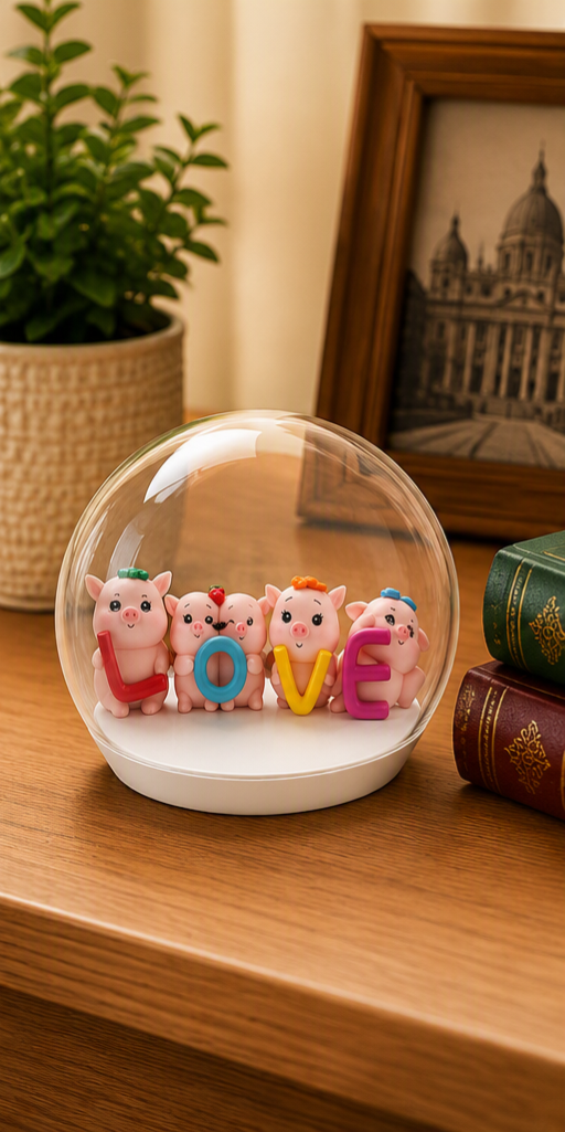 MINIATURE PIG LOVE SIGN