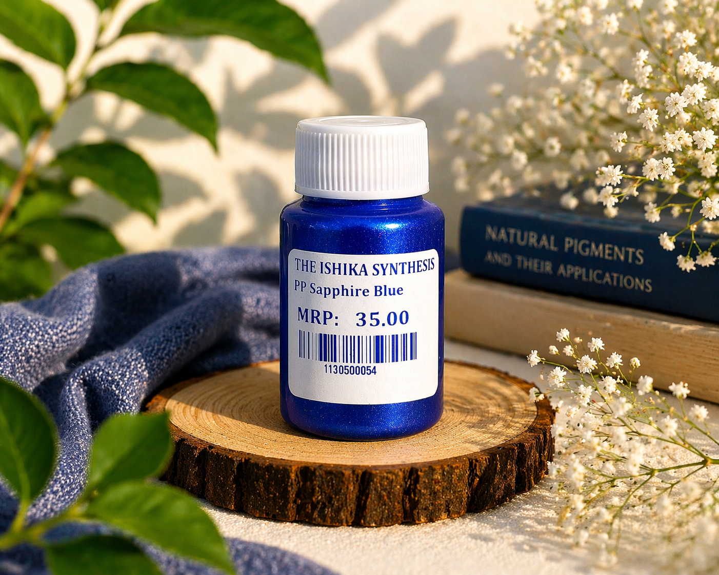 Pearl Pigment Powder – Sapphire Blue
