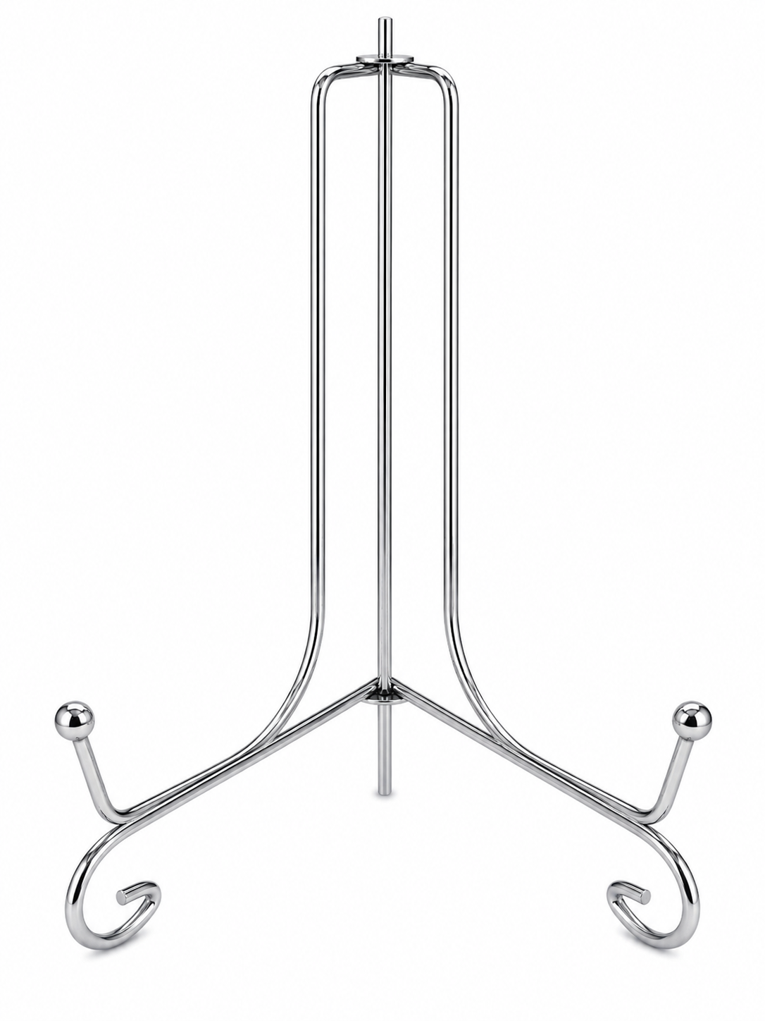 Silver Metal Photo Frame Stand – 10 Inch
