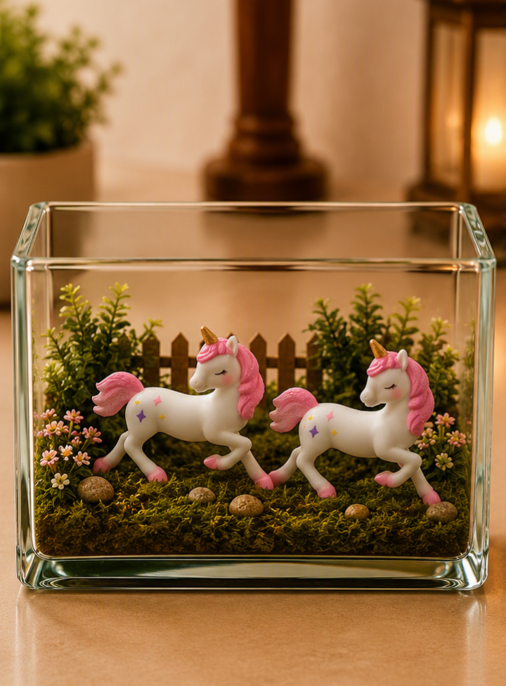 Cute Unicorn in Field