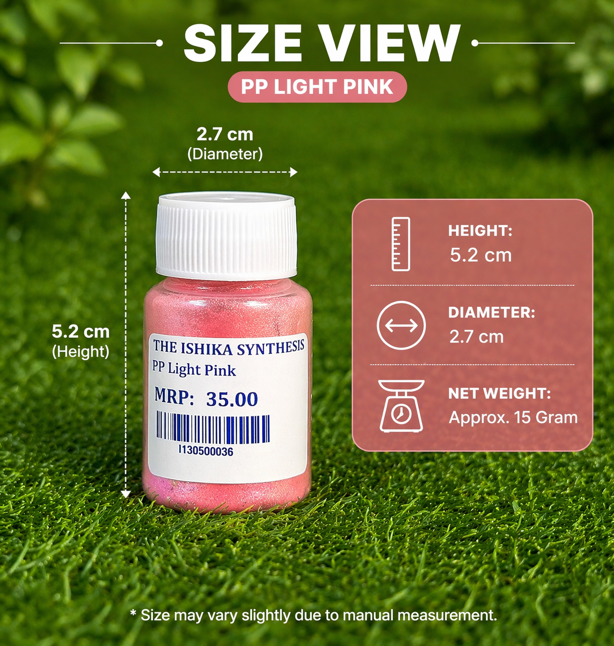 Pearl Pigment Powder – Light Pink