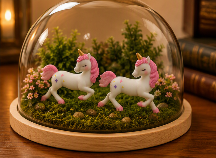 Cute Unicorn in Field