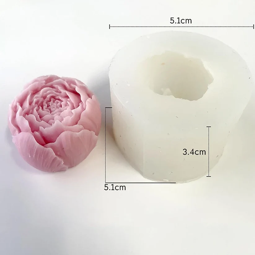 3D Bud Flower Handmade Mould TIS0035