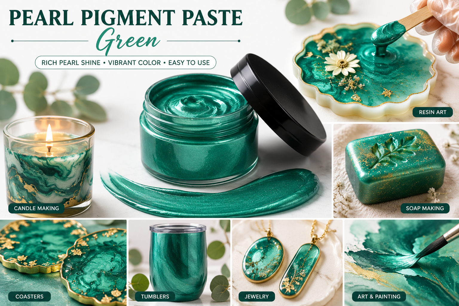 Green Pearl Pigment Paste