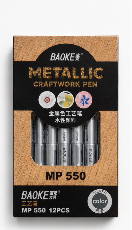 Metallic Craftwork Pen Silver