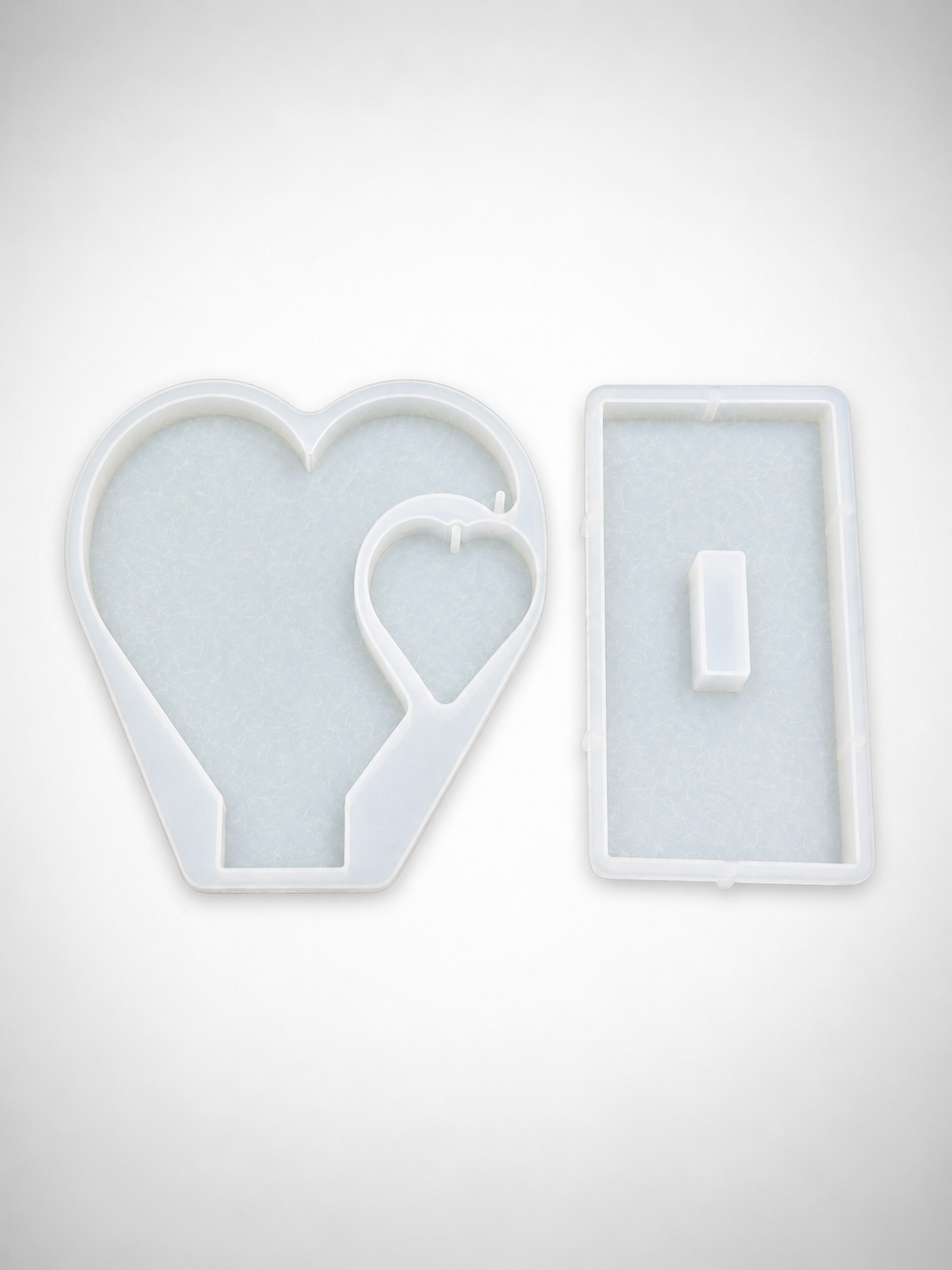 Heart Photo Frame Silicone Resin Mould Set