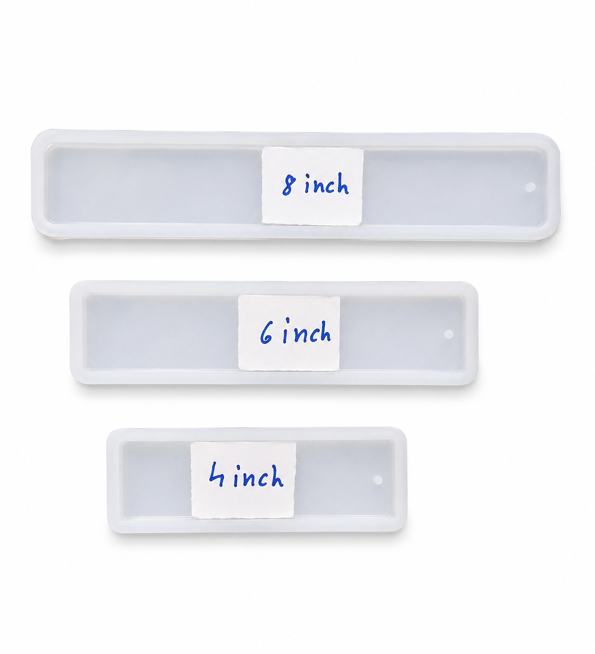 Bookmark Silicone Resin Mould Set – 4, 6 & 8 Inch