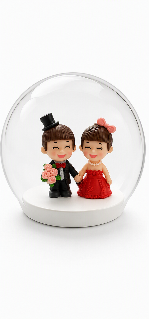 NEWLY MARRIED MINIATURE COUPLE