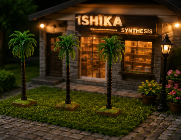 Miniature Beach tree set