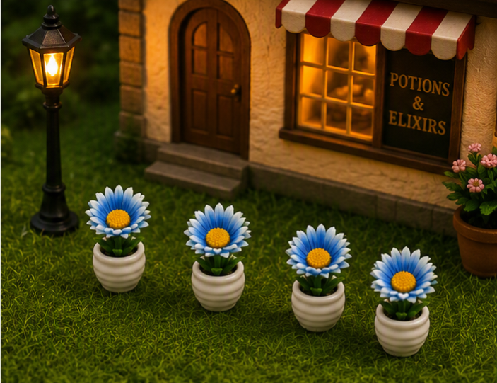 Miniature Blue Flower