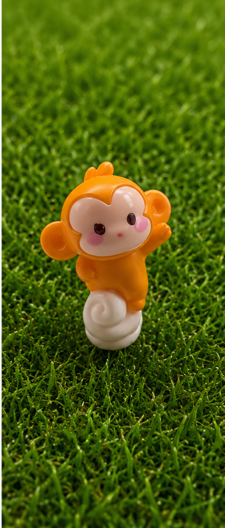 CUTE MONKEY FLOATING IN SKY