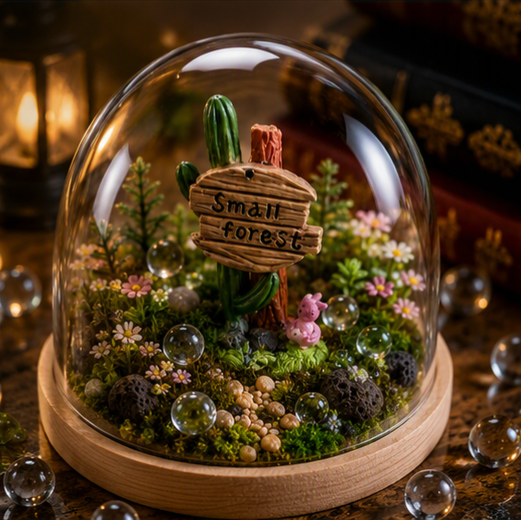 Miniature SMALL FOREST sign board