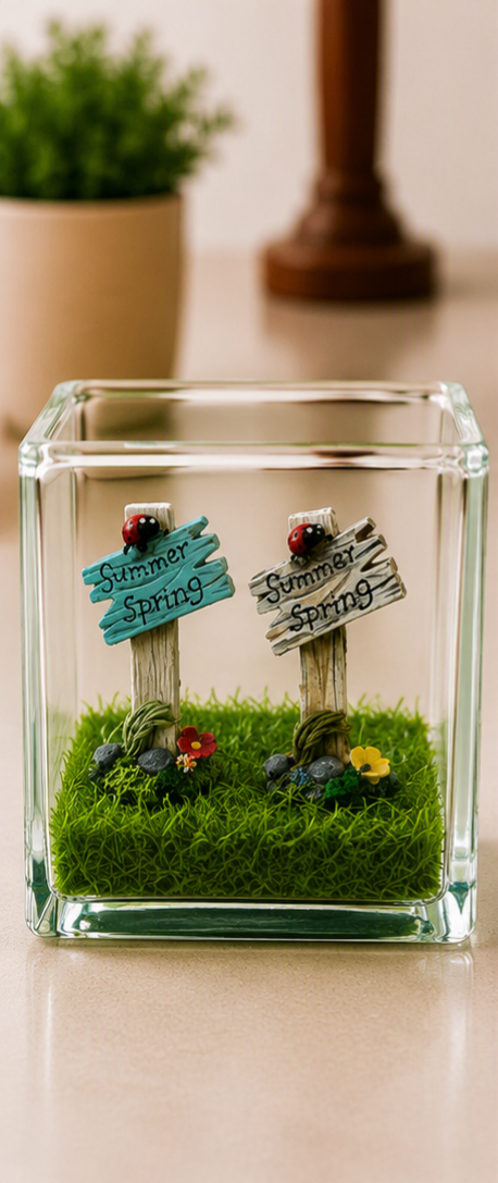 Summer Spring Miniature Sign Board