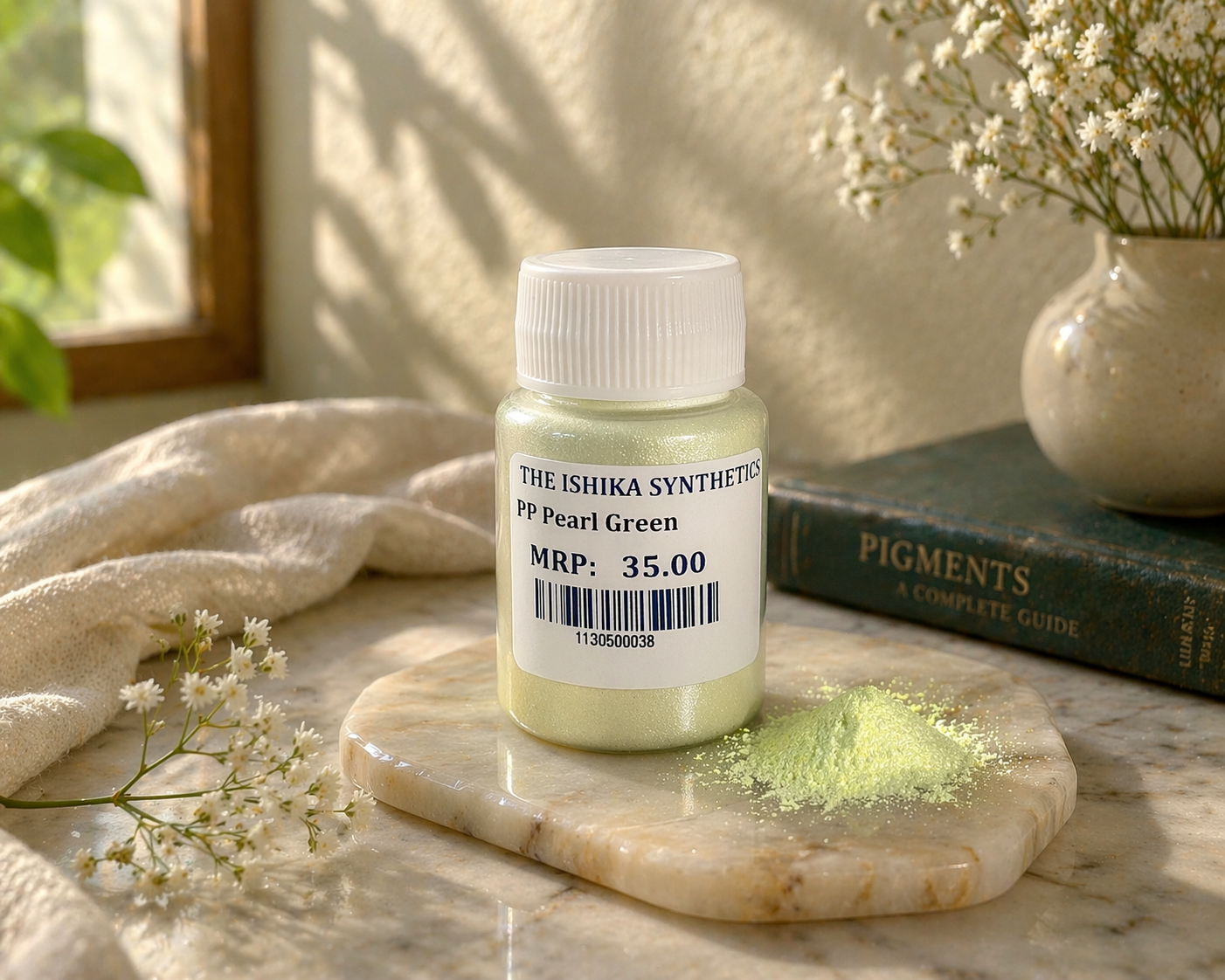 Pearl Green Pigment Powder for Resin Art
