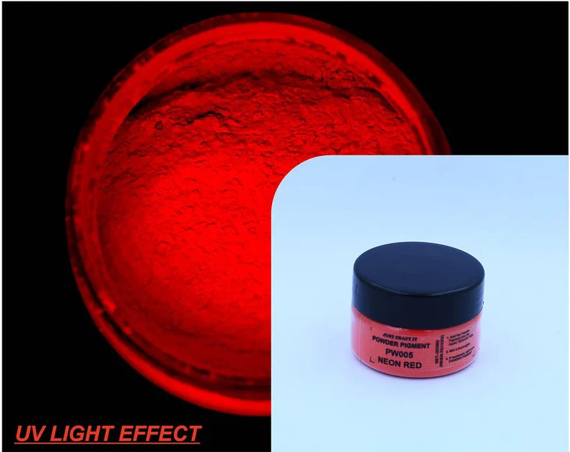 RED Neon Powder Pigment 20gms