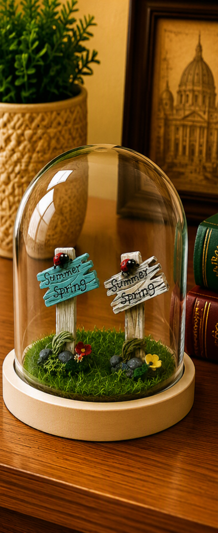 Summer Spring Miniature Sign Board