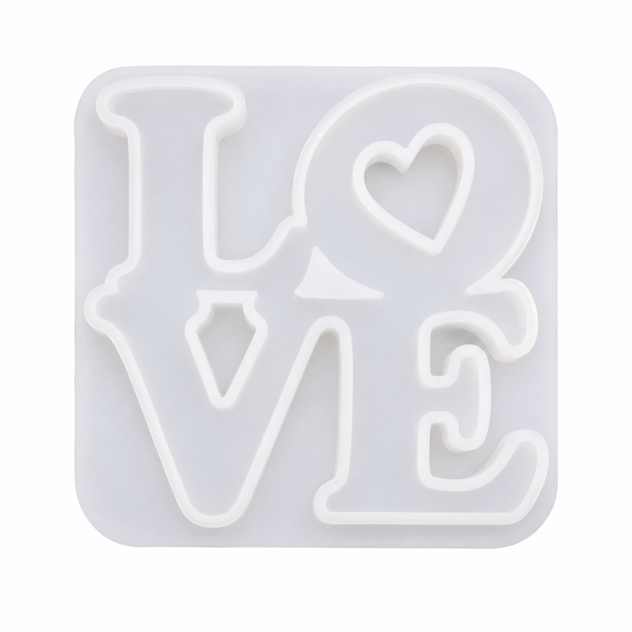 LOVE Silicone Resin Mould