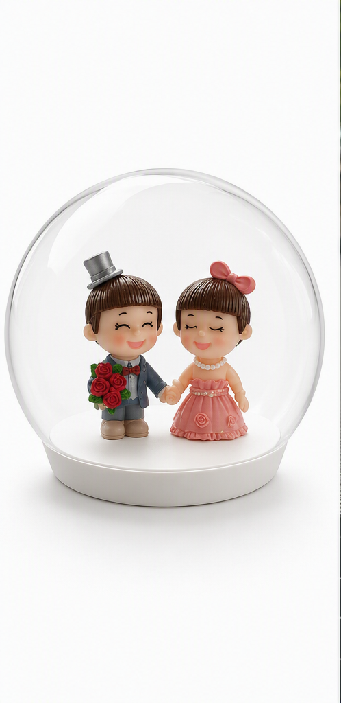 MINIATURE NEWLY MARRIED COUPLE