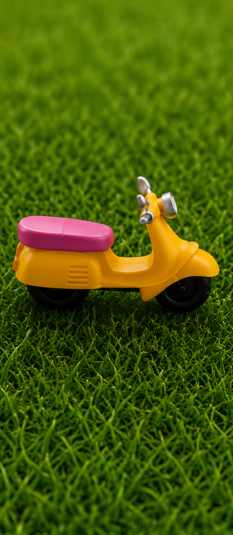MINIATURE YELLOW SCOOTER