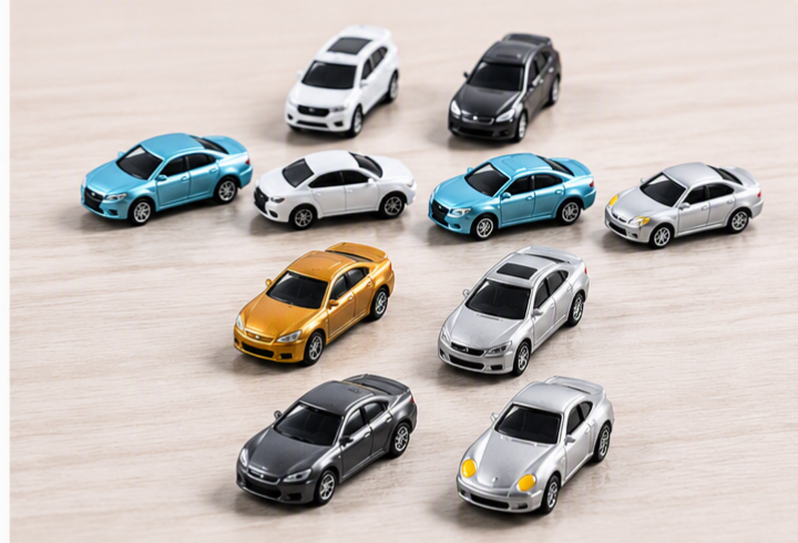 Miniature Small Car Set