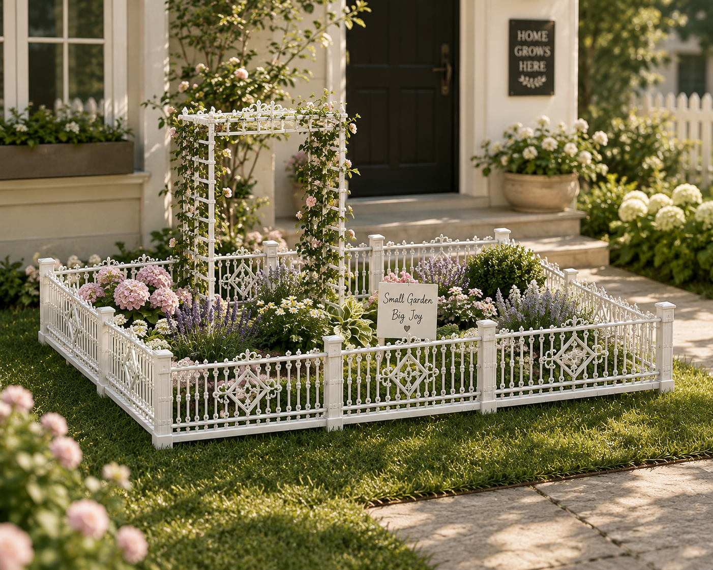 Railing Fence white