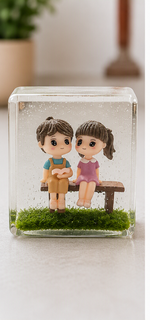 CUTE COUPLE READING BOOK