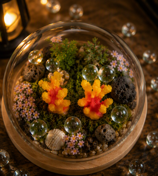 Miniature Orange Sea plant