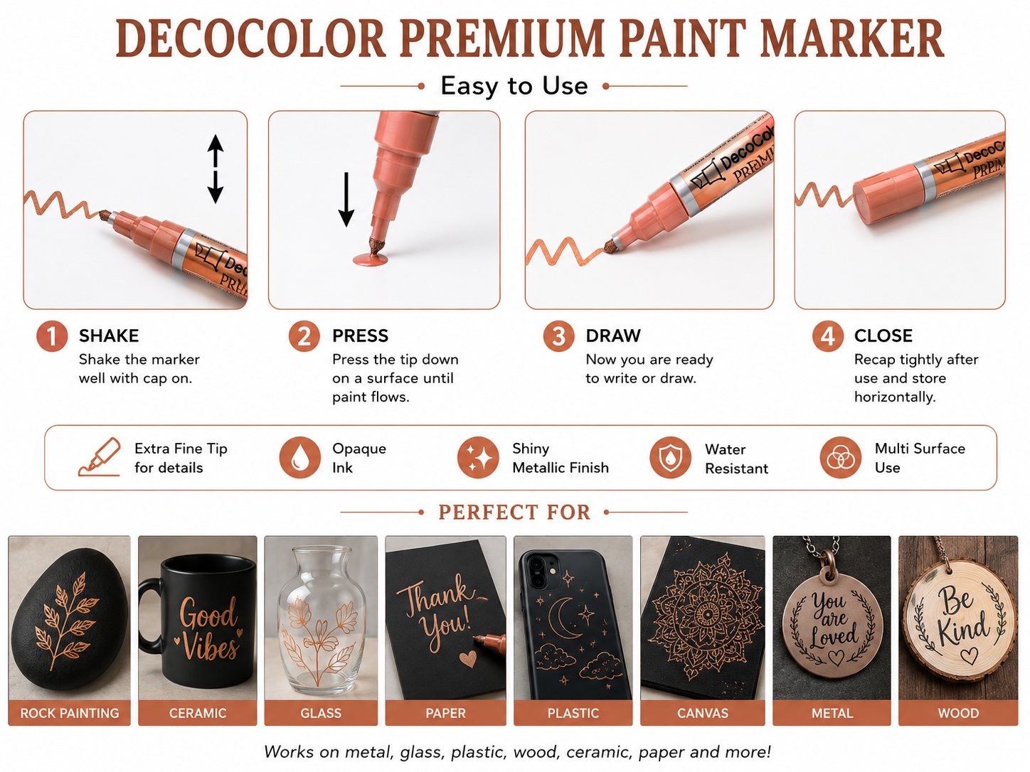 Copper Deco Pen