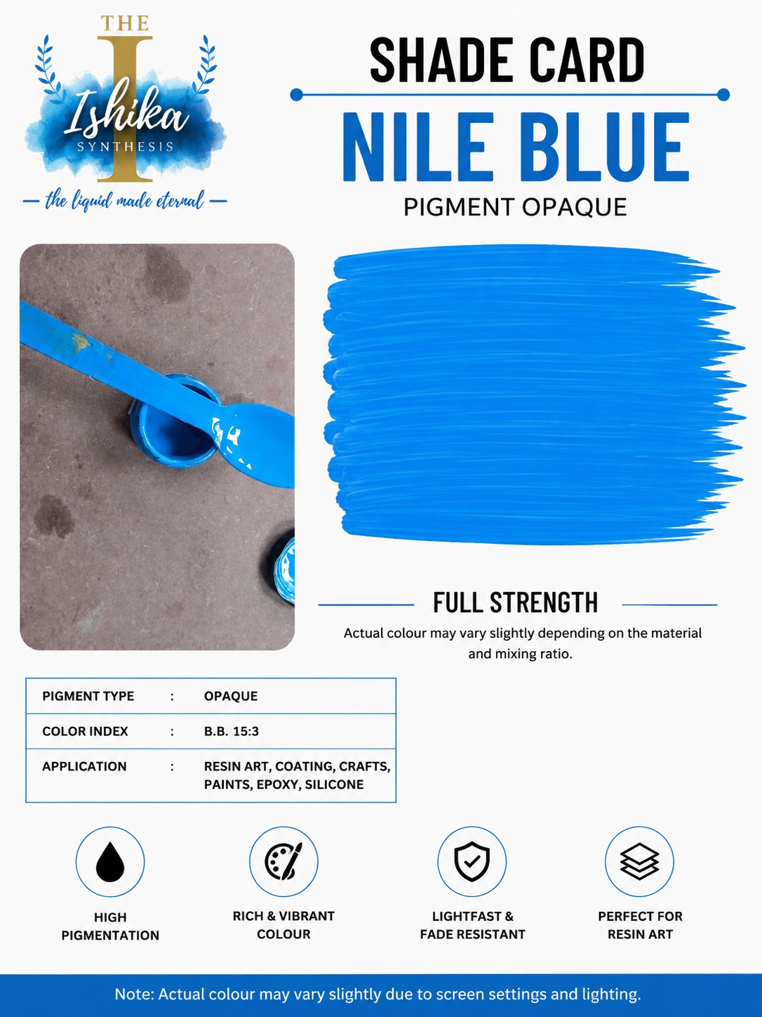 Nile Blue Opaque Pigment