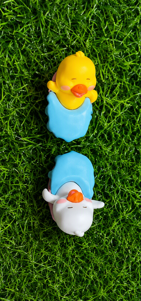 CUTE DUCK IN BATH-TUB