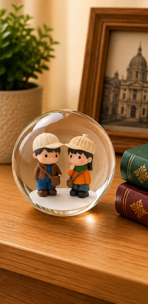 MINIATURE COUPLE ON DATE