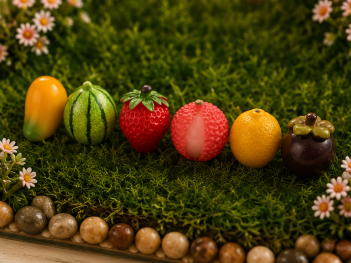 Miniature set of Fruits