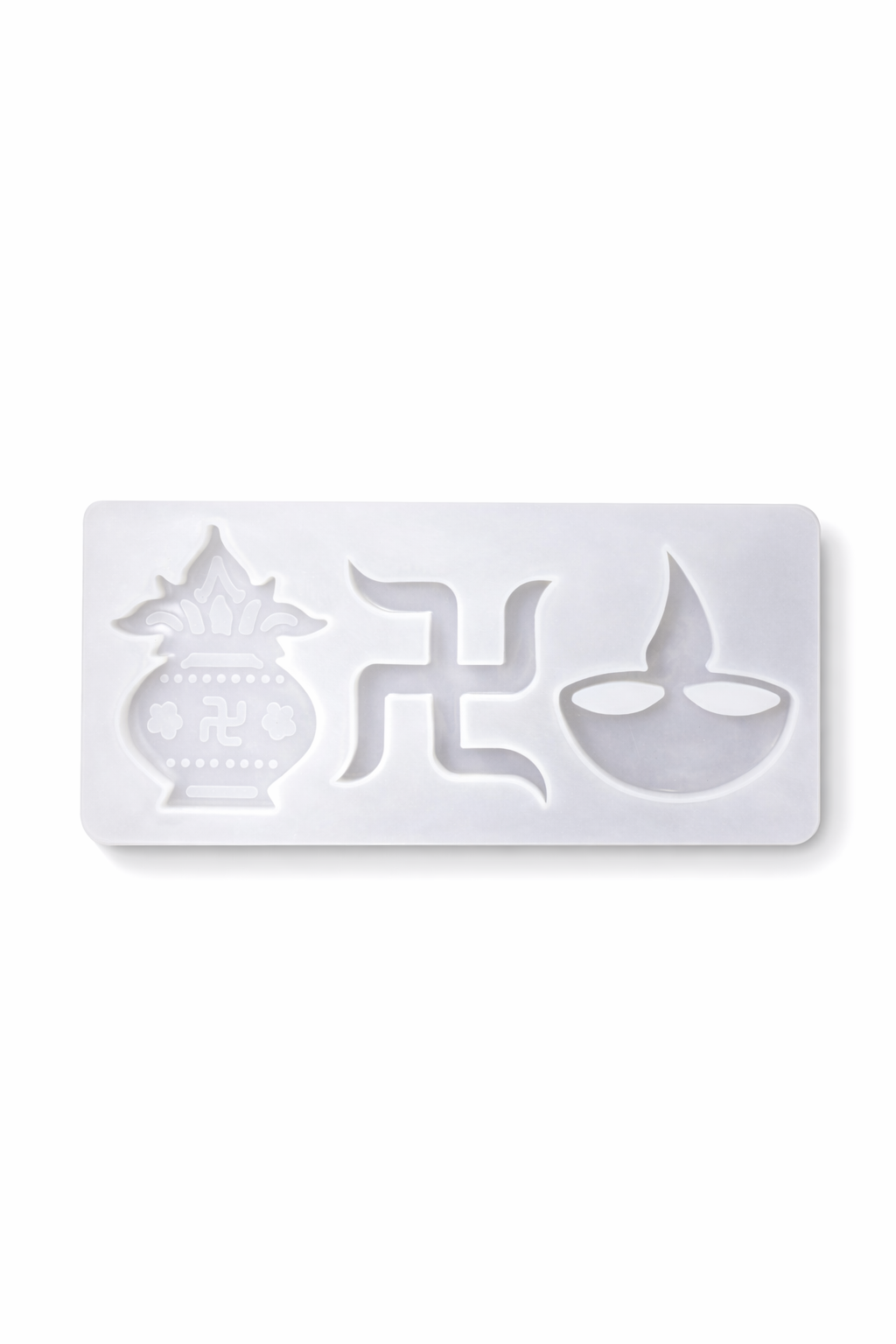 Kalash Swastik Diya Silicone Resin Mould