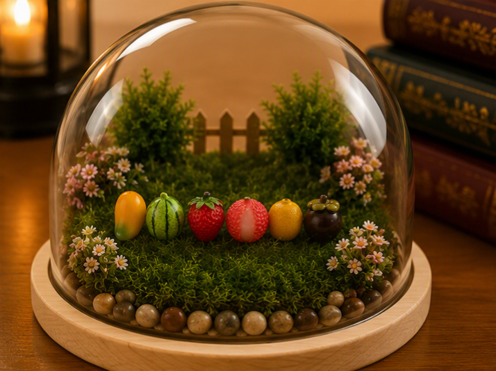 Miniature set of Fruits